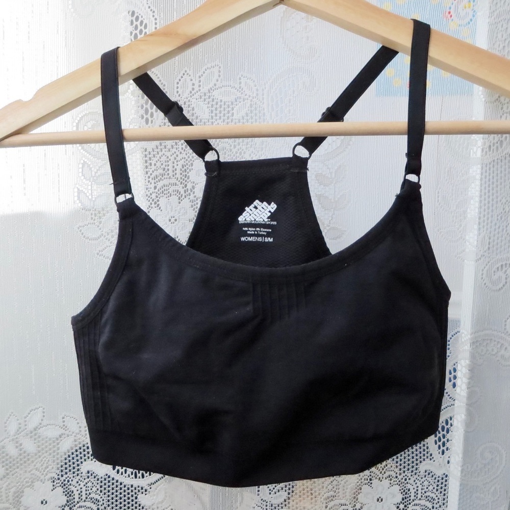 Eastern Mountain Sports Black Sports Bra
